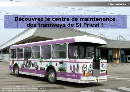Couverture – Le centre de maintenance des tramways de Saint-Priest