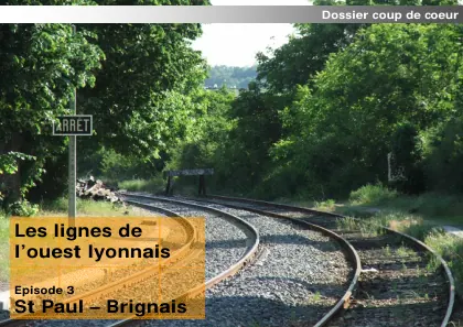 Couverture – Les lignes de l’Ouest lyonnais – Épisode 3 : Saint-Paul – Brignais